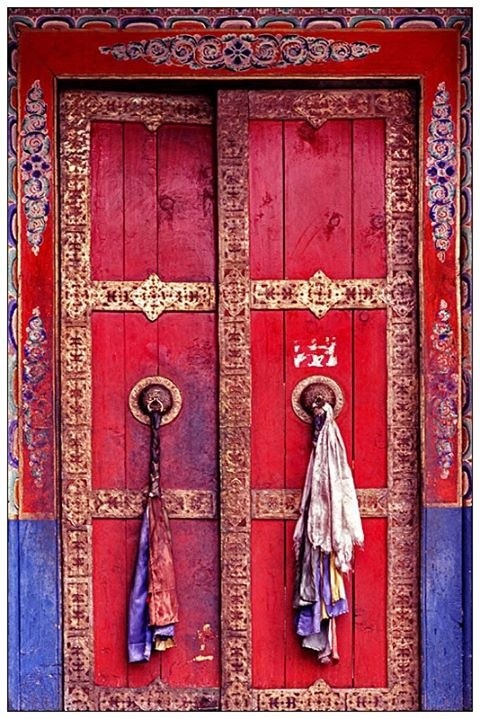 Photo:  Tibetan Door